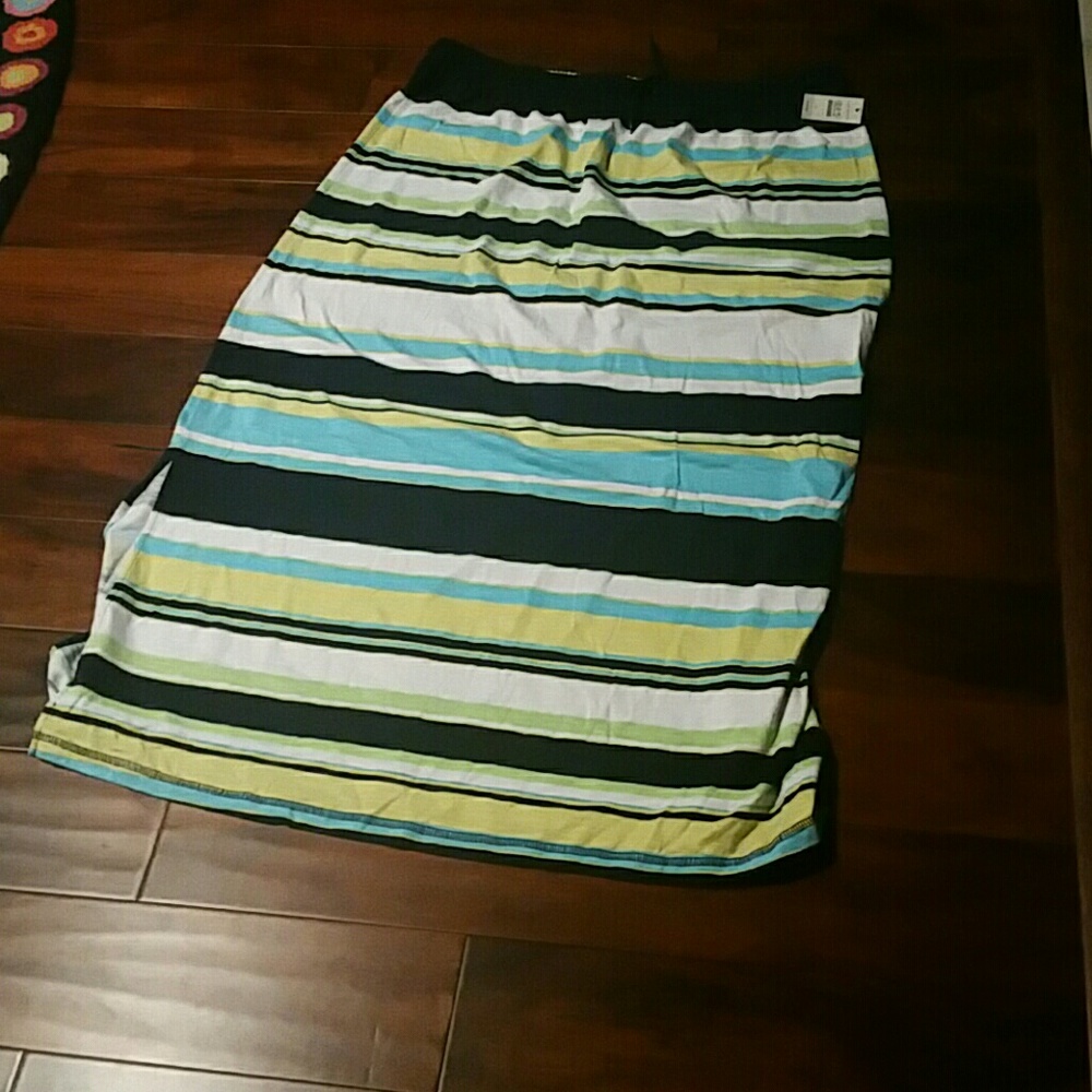 Talbots cotton maxi skirt